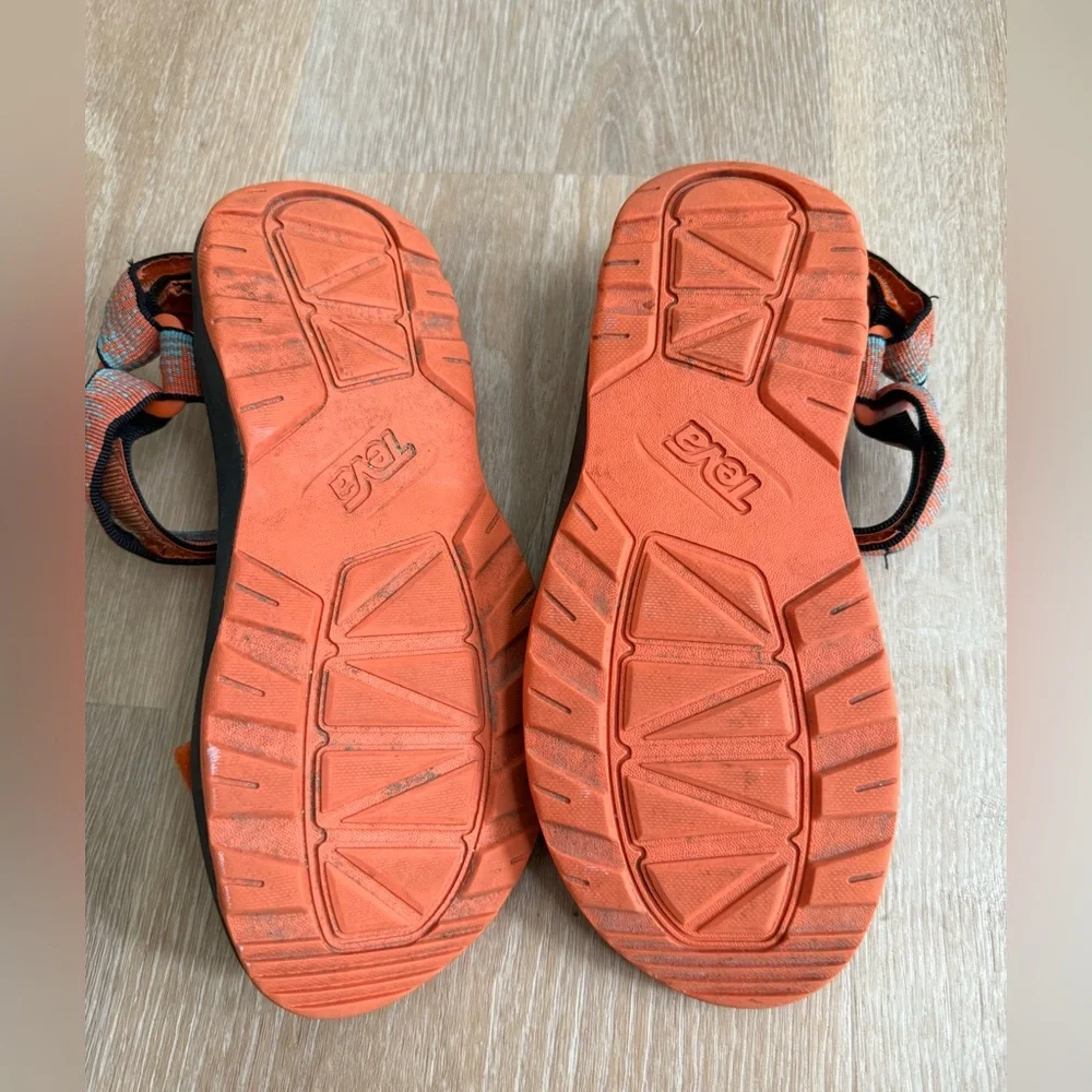 Teva Sandal Size 5 Atmosphere Carrot / Blue Mirage